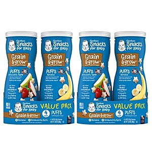 Gerber puffs 2025 5 month old