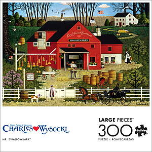 300-Piece Charles Wysocki Mr. Swallowbark Large Pieces Jigsaw Puzzle $  1