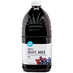 64oz Amazon Brand Happy Belly Grape Juice $2.10 