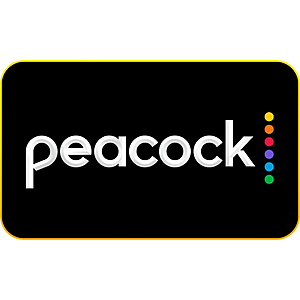 New / Returning Subscribers: 1-Year Peacock TV Premium Streaming (Ad-Supported) $25