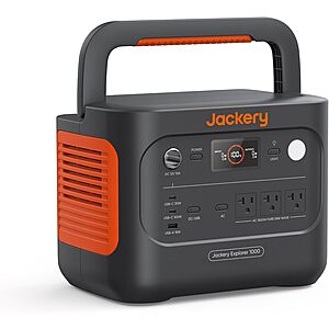 Prime Members: Jackery Explorer 1000 v2 1070Wh 1500W LiFePO4 Portable Power Station 9 + Free Shipping