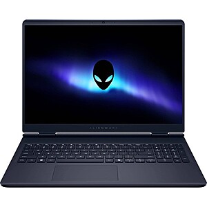 Alienware 16 Aurora Laptop: 16" 2560x1600 120Hz, Core 7 240H, RTX 5060, 32GB RAM $1099.99 or Less + Free Shipping