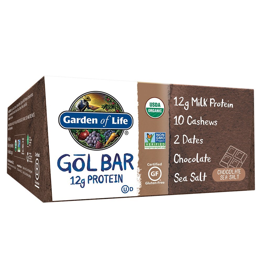 12 Count 2 19oz Garden Of Life Organic Gol Protein Bars Various
