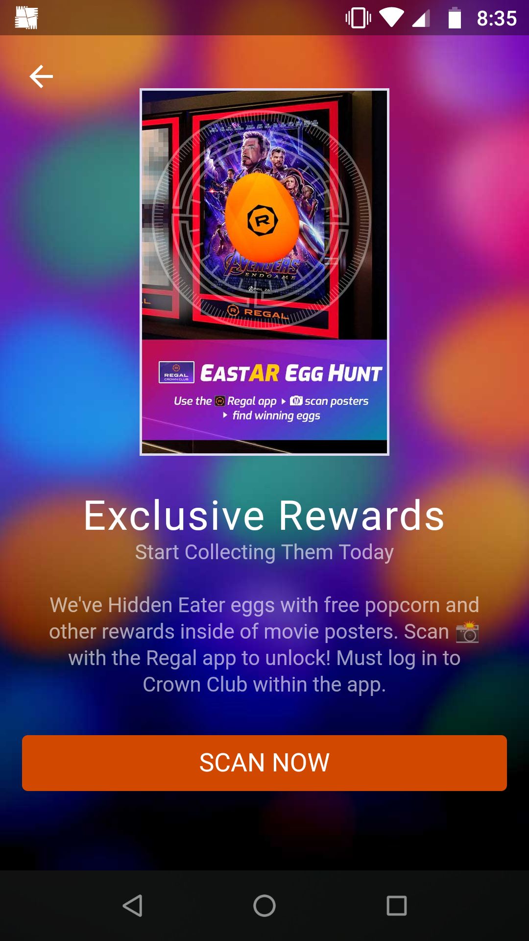 Regal Cinemas: Use the Mobile App to Scan Posters in the Theatres to Earn Free Popcorn & Other Rewards