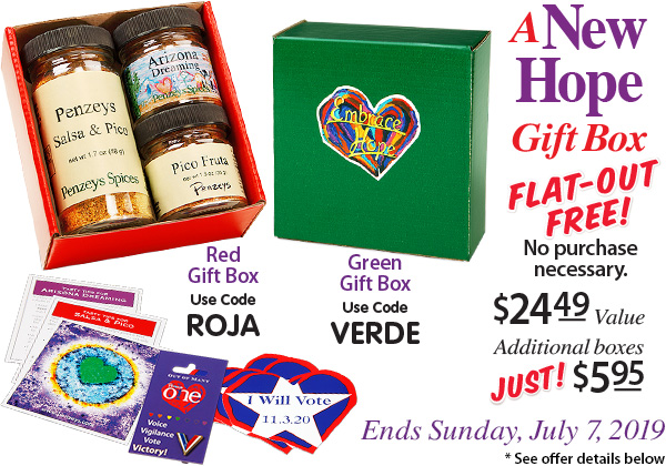 Free Penzeys New Hope Red Or Green Gift Box In Store W