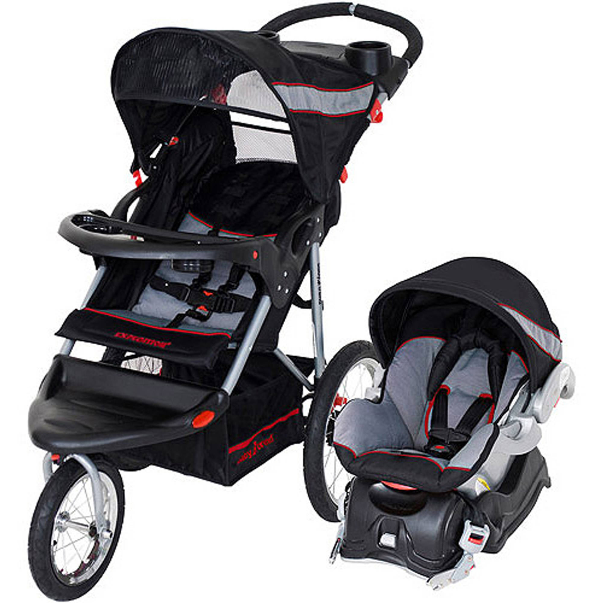 Baby Trend Expedition Jogger Travel System W Stroller Car Seat Expired