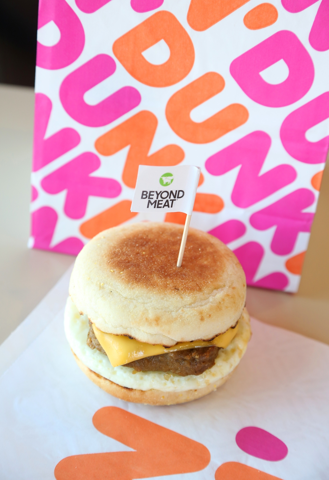 Dunkin' Donuts: Free sample of the Beyond Sausage Sandwich at participating stores throughout the U.S. on Friday, November 8 and Saturday, November 9 from 8 a.m. to 10 a.m