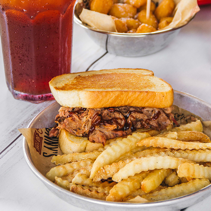 Sonny's BBQ: Free Pork Big Deal Combo for Law Enforcement (w/ valid ID/badge) on Janurary 9, 2020