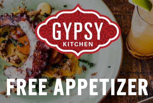 Gypsy Kitchen (Atlanta, GA): Free Appetizer Coupon