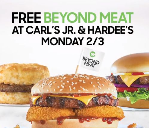 Carl's Jr / Hardee's: Purchase a Large Drink, Get a Beyond Meat Item