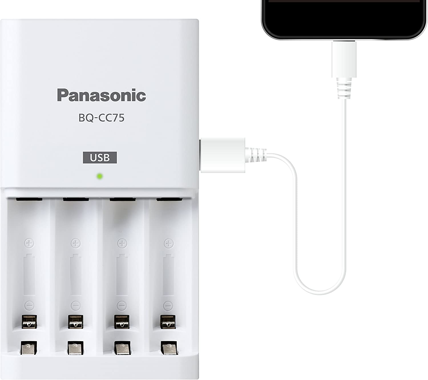 Panasonic Eneloop Individual Aa Or Aaa Battery Charger W Usb Charging Port Expired