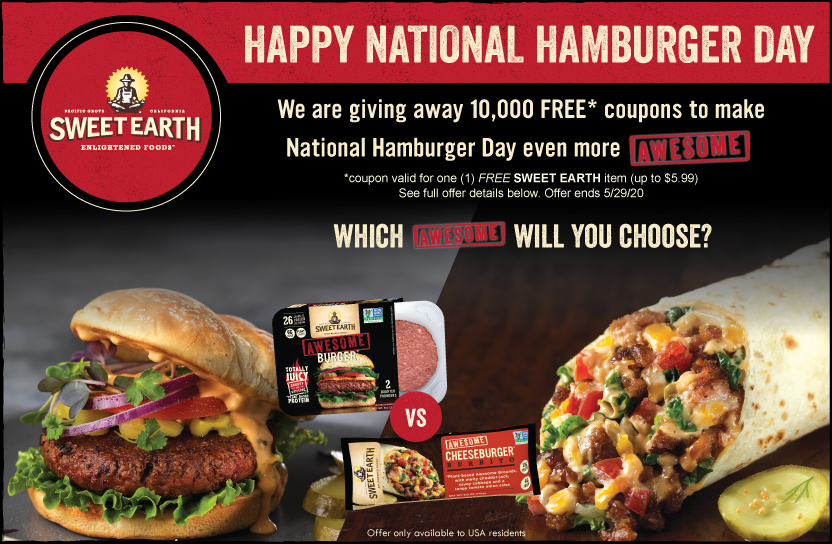 Free Sweet Earth Foods Plant Based Meat Products Coupon (up to $5.99)