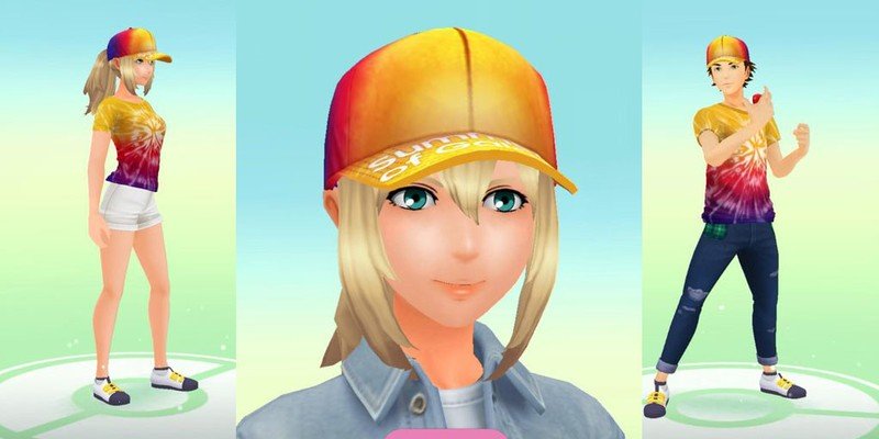 Samsung Reward Members Pokemon Go Avatar Tie Dye Shirt Hat