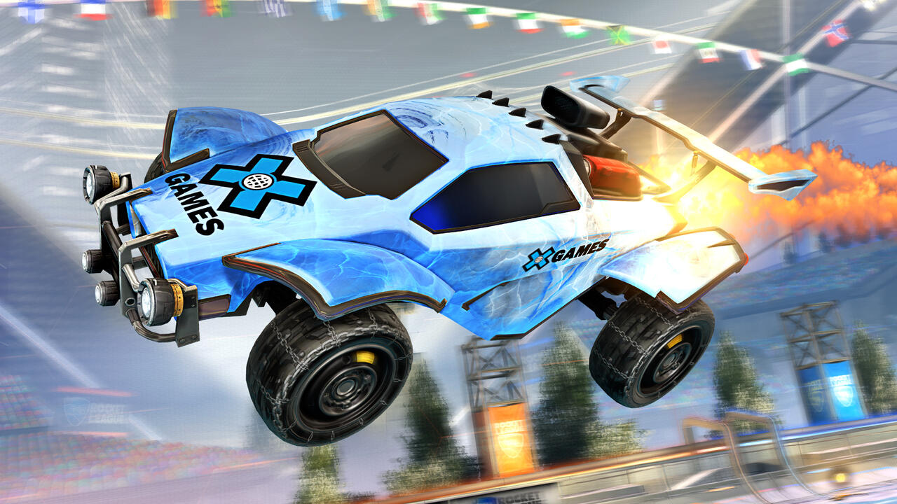 Free Rocket League X-Skis Player Banner & X-Board Player Banner (Xbox One, PS4, Nintendo Switch, & PC)