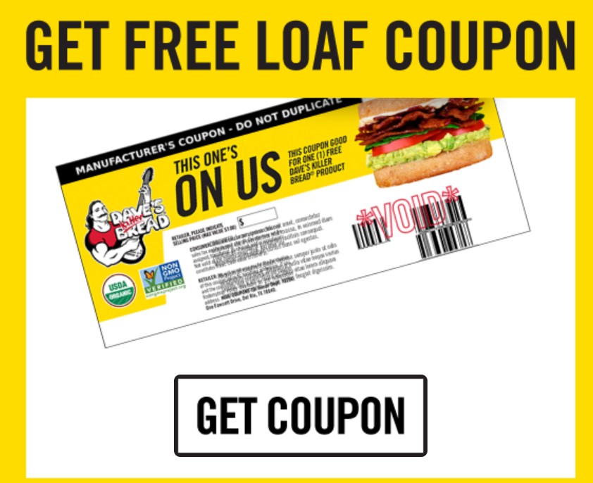 Free Dave's Killer Bread (Printable Coupon)