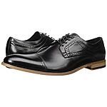 Amazon has STACY ADAMS Men's Dickinson Cap Toe Oxford, Black various sizes available for 39.98 (save 64%)
