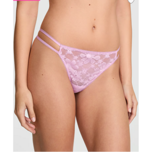 Victoria's Secret PINK: Wink Thong Panty (Hushed Lilac), Cotton String Bikini Panty (Waffle Knit Deep Forest) $2.99 Each & More + Free Shipping on Orders $50+