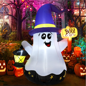 GOOSH 5' Halloween Ghost Inflatable w/ Built-In LED Lights $17.09 + Free Shipping w/ Walmart+ or on $35+