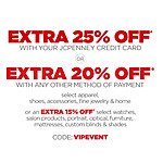 JCPenney - In store and online coupon - expires 2/9/2016