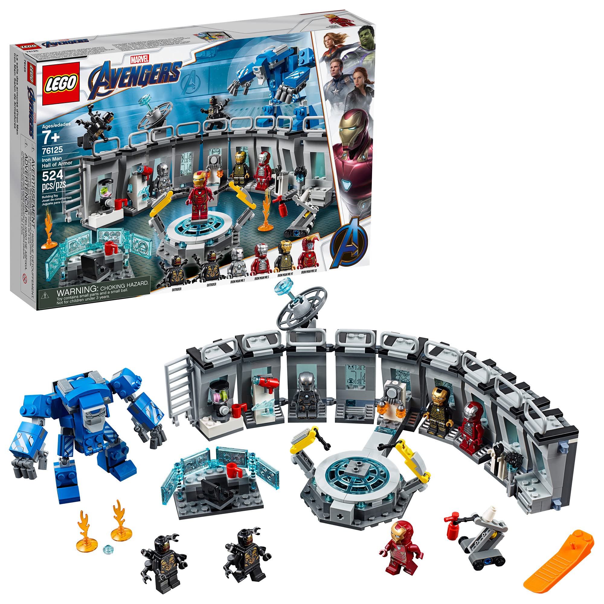 Retired LEGO Marvel Avengers Iron Man Hall of Armor 76125 $47.99 @ Amazon