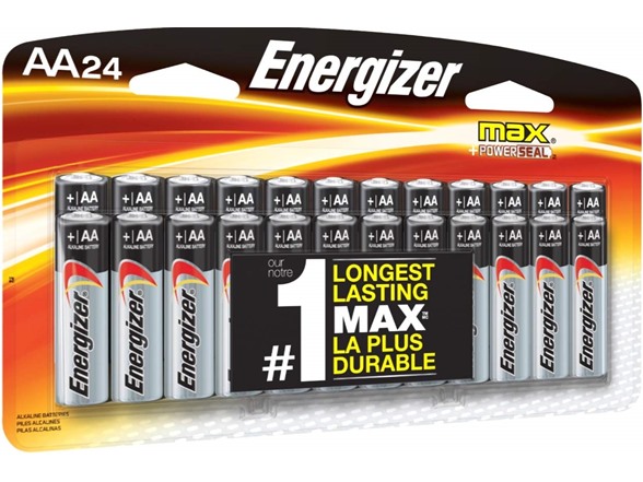 Energizer AA or AAA Triple A Max Alkaline Batteries (exp. 2028) - 24-Pack (packaging may vary) $9.99 Woot.com