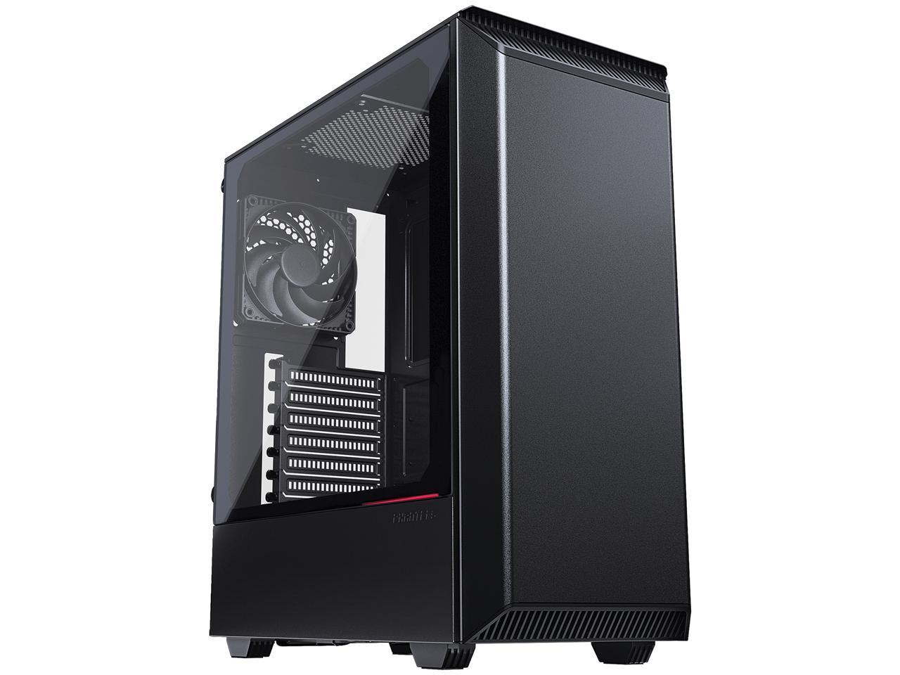 Phanteks Eclipse P300 PH-EC300PTG_BK Black Steel Chassis, Tempered Glass Window ATX Mid Tower Computer Case $30