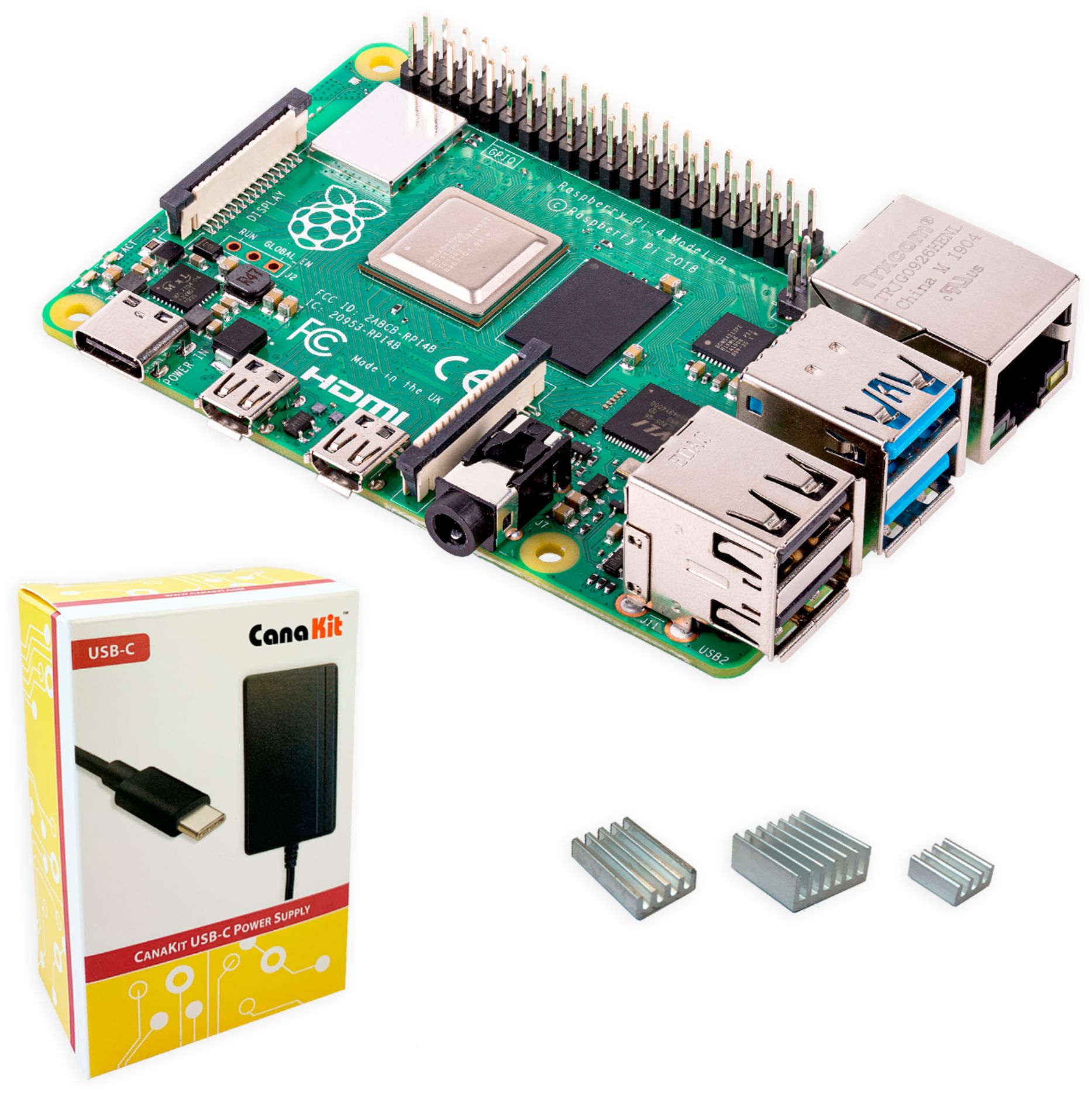 Canakit 2gb Raspberry Pi 4 W Power Supply