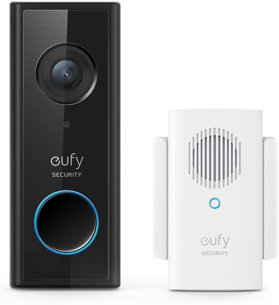 eufy Security, Video Doorbell (Battery-Powered) with Chime, 1080p, 120-Day Battery Life, Easy Installation, Encrypted Local Storage, No Monthly Fees ( - $84.99