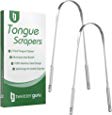 Pack of 2 stainless steel Tongue scrapers $2.98 shipped w/ Amazon Prime