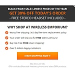 Wireless Emporium 30% off Sitewide for Black Friday