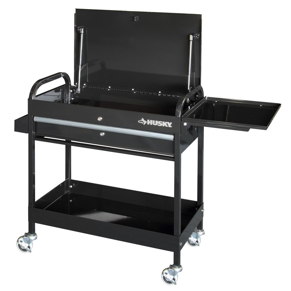 Husky Tool Cart >> Husky 31" 1-Drawer Utility Cart (Black) - Slickdeals.net Husky Tool Cart >> Husky 31" 1-Drawer Utility Cart (Black) - Slickdeals.net