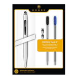Cross Tech 2 White Ballpoint Pen with 2 Bonus Refills + 2 Stylus Tops,  2-Sets for $40 + free shipping
