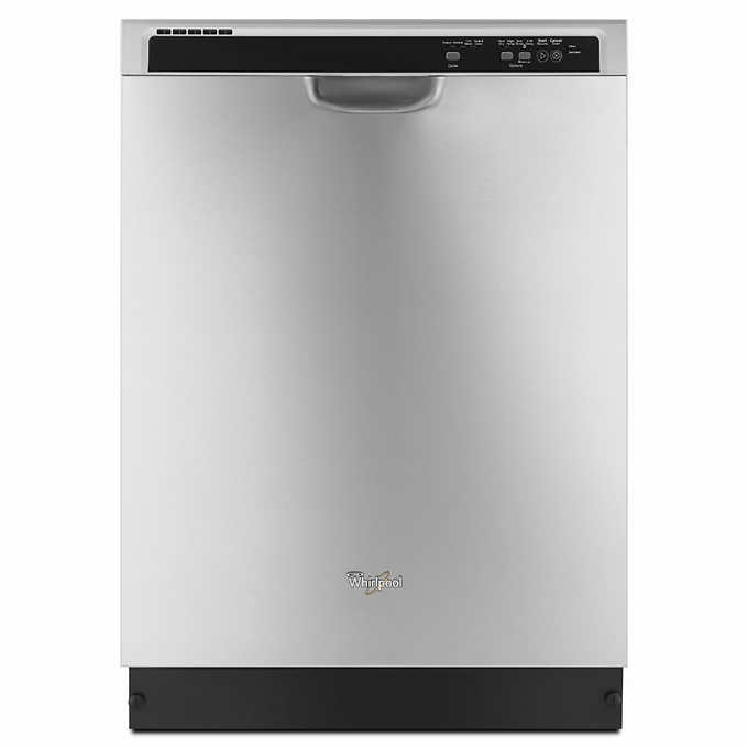 $519.99 Whirlpool Dishwasher with 1-Hour Wash Cycle in Stainless Steel Includes: in-home delivery, installation and haul away