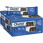 2 boxes of Quest Nutrition Crispy Cookies &amp; Cream Hero Protein Bar (12 count each) with $5 promotional credit $33.98