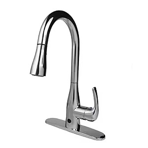 Homedepot: Motion Activated Single-Handle Pull-Down Sprayer Kitchen Faucet by FLOW $67