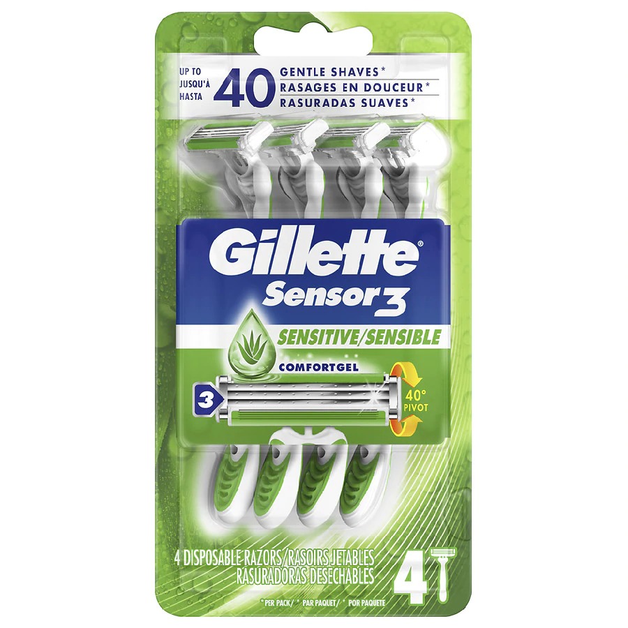 Select Gillette Disposable Razor + Venus Disposable Razor + $4 Walgreens Rewards $5.43 + free store pickup at Walgreens $1.43