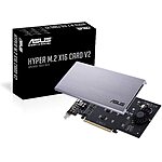 ASUS Hyper M.2 X16 PCIe 3.0 X4 Expansion Card V2 $40 + Free Shipping