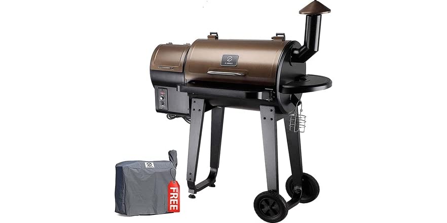 Z GRILLS Wood Pellet Grill and Smoker Ourdoor with Update Pid Controller 8-in-1 BBQ Grill Outdoor Smoker(ZPG-450A) $319.99 - Woot