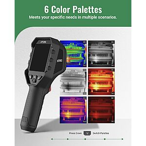 HSFTOOLS HF256 Thermal Imaging Camera, 256x192 IR Resolution Thermal Camera $199.98