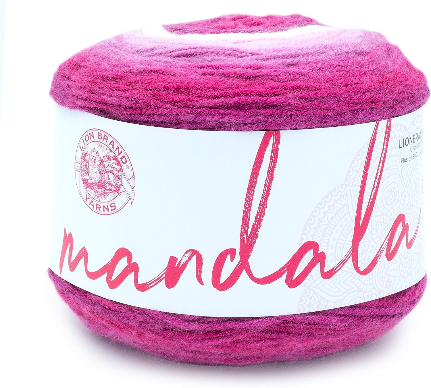 Lion Brand Yarn Mandala Yarn, Multicolor Yarn for Crocheting and Knitting, Craft Yarn, 1-Pack, Cupid $5.07 Amazon