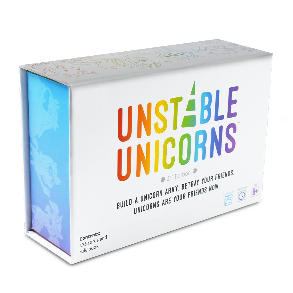 Unstable Games - Unstable Unicorns Card Game - A strategic card game and party game for adults & teens $5.49 Amazon