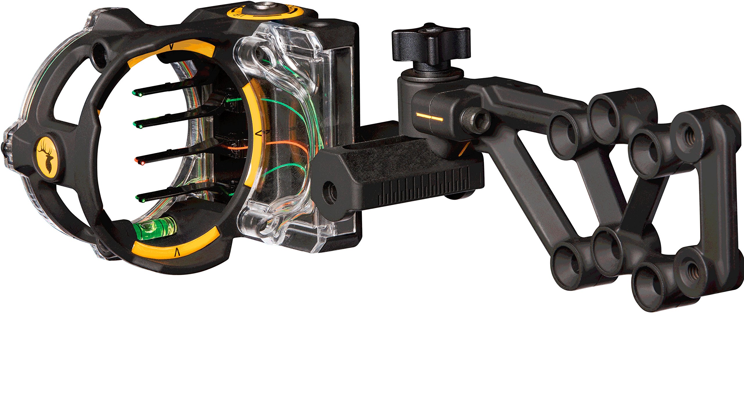 Trophy Ridge React H4 Bow Sight 4 Pin Sight, Tool Less Windage and