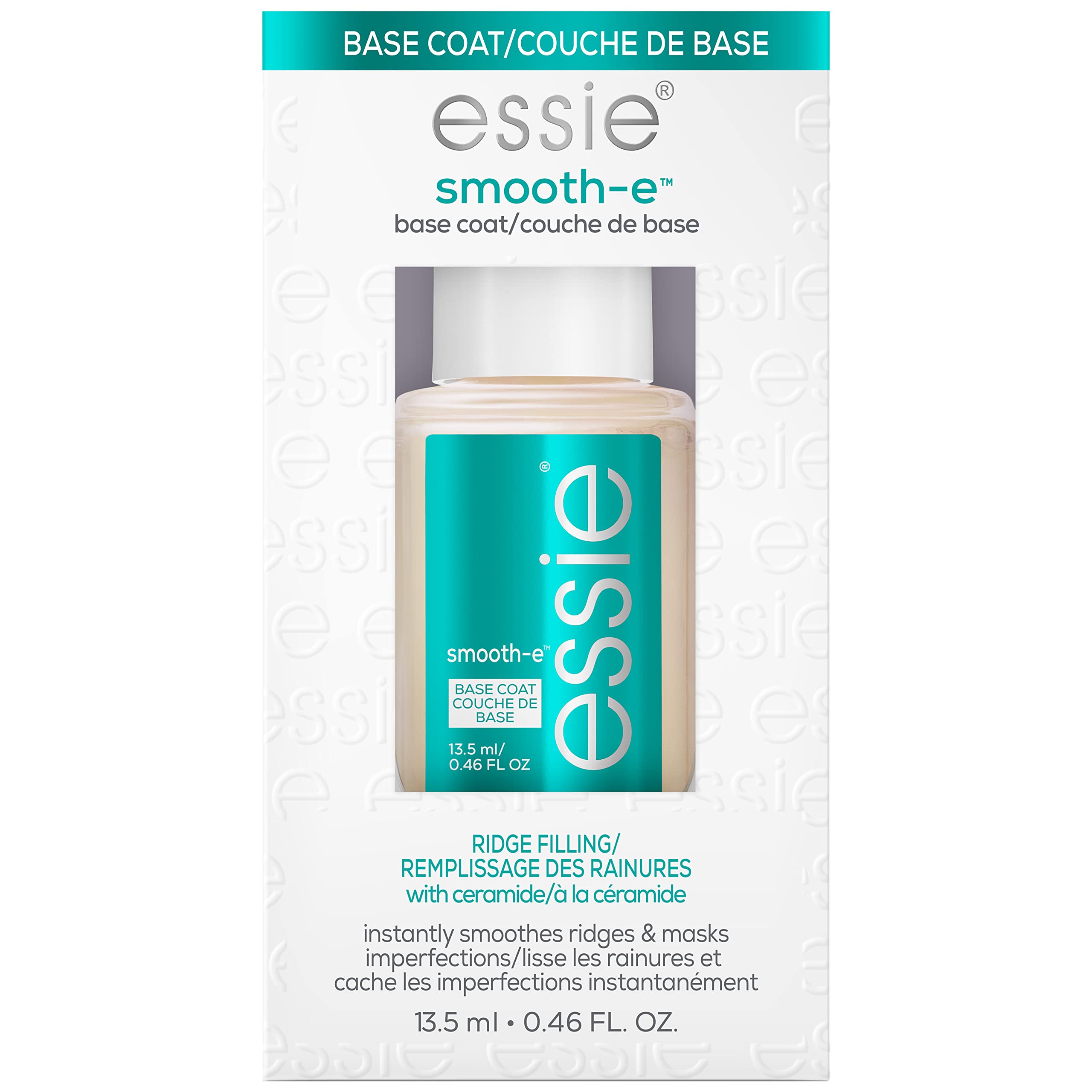 essie Nail Care, 8-Free Vegan, Smooth-E Base Coat, smoothing sleek finish nail polish, 0.46 fl oz $7.99or less w/ S&S and 20% off coupon