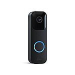 Certified Refurbished Blink Video Doorbell | Two-way audio, HD video, motion and chime app alerts and Alexa enabled — wired or wire-free (Black) $27.99 Amazon