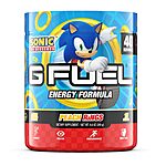 G fuel Sonic Energy Powder, Sugar Free, Clean Caffeine Focus Supplement, Water Mix, Peach Ring Candy Flavor, 9.8 oz (40 Servings) $23.93 w/ S&amp;S Amazon