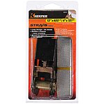 KEEPER – 1” x 13’ Endless Loop Ratchet Tie-Down - 400 lbs. Working Load Limit and 1,200 lbs. Break Strength $5.29 Amazon