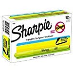 Back Again- 12-Count Sharpie Tank Chisel Tip Highlighters (Fluorescent Yellow) $1.16 w/ Amazon Prime or Less w/ S&amp;S
