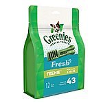 Greenies Dental Dog Treats, Teenie Size, Fresh Flavor (43 Treats 12 Ounces) $2.92 Prime Pantry @ Amazon