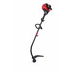 CRAFTSMAN WC205 25cc 2-Cycle 17-Inch Curved Shaft Gas Powered String Trimmer and Brushcutter Handheld Weed Wacker with Attachment Capabilities for Lawn Care, Liberty Red $45.67