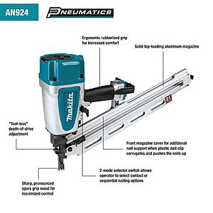 Makita 3 1 2 in. 21 Pneumatic Full Round Head Framing Nailer